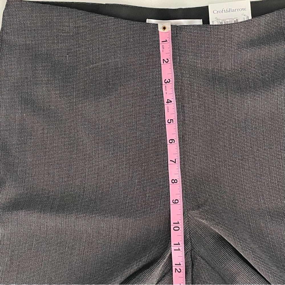 CROFT & BARROW Comfort and Style Stretch Pull-on Pants Slimming, Women’s 12 S - Picture 12 of 17